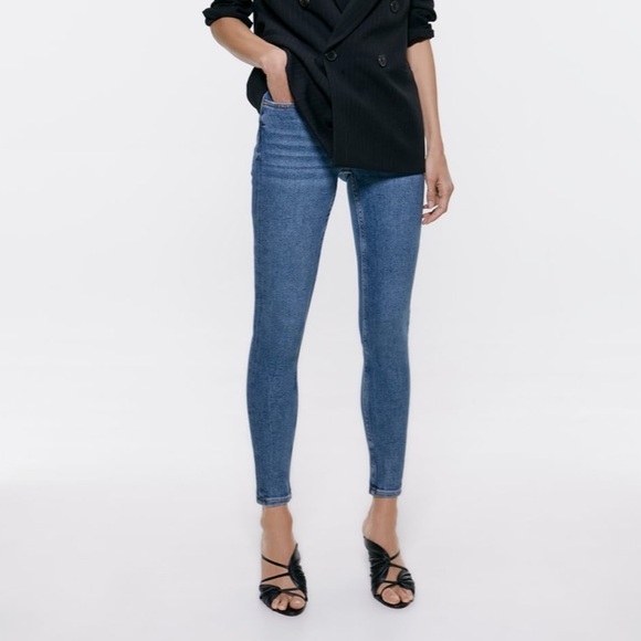 The 80's skinny in bering blue, US 2 from Zara - Picture 2 of 5